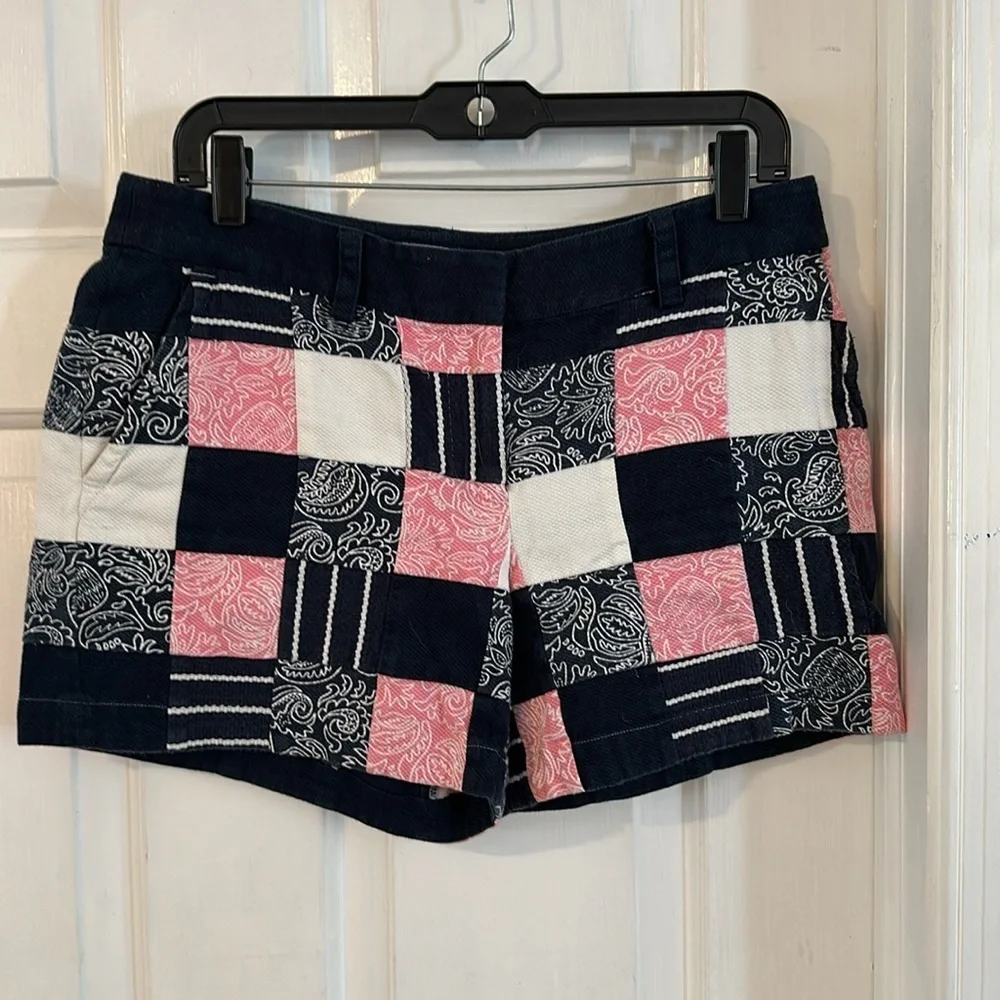 Women’s Vineyard Vines by Shep & Ian Plaid Cotton & Spandex Shorts Size 6